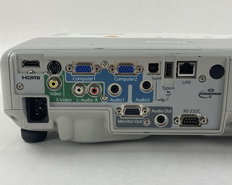 Epson H382F LCD Lamp Projector No Lamp No Remote- Parts or Repair