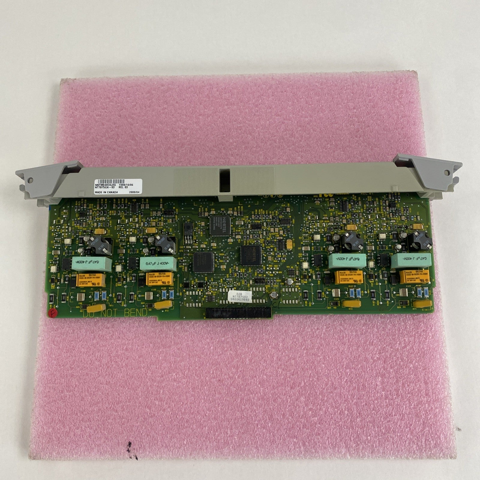 Nortel NNTM040EJ0XA NT7B75GA-93 Trunk Card Lot of 2 w/ NNTM040C8J3Q1