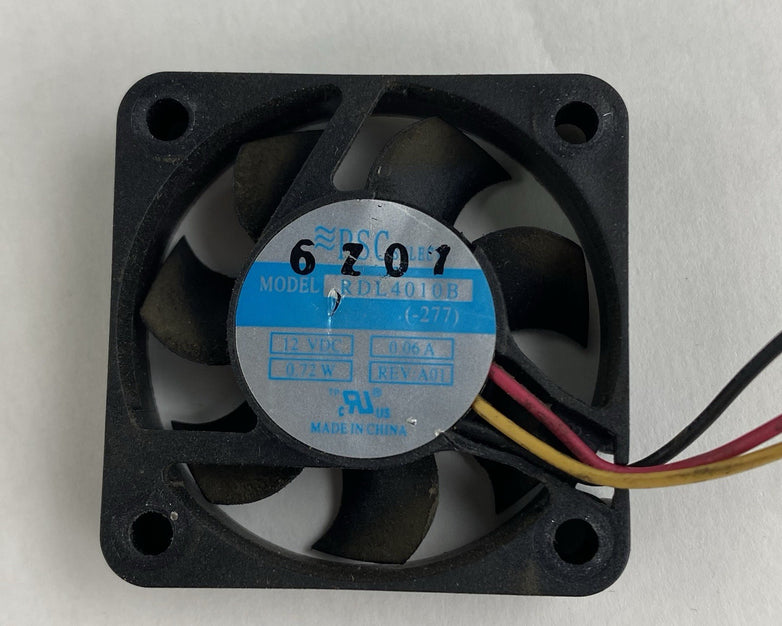 PSC RDL4010B .72W 12VDC 2.5" Cooling Fan Lot of 3 Untested