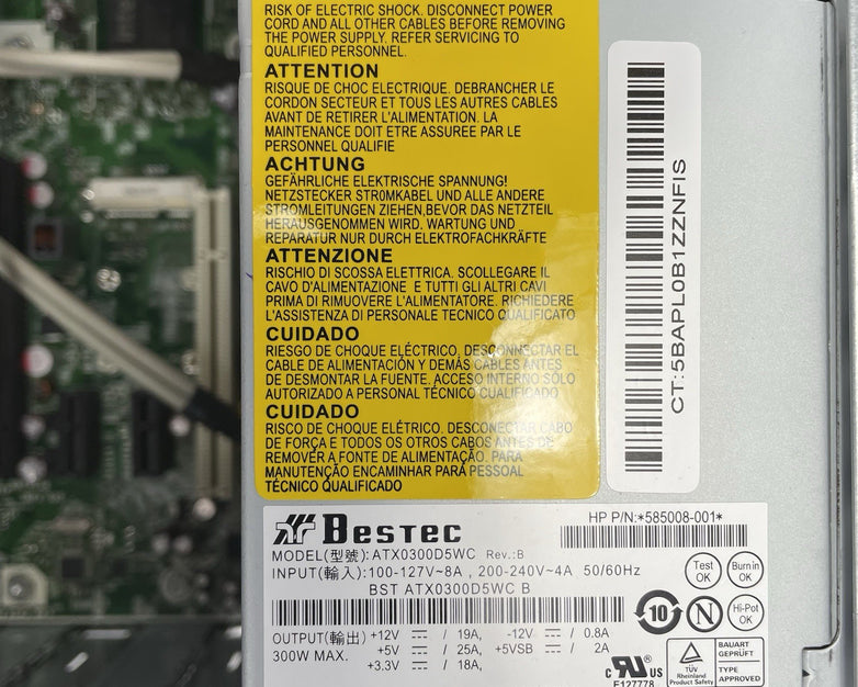 HP 500B MT Pentium Dual_Core E5700 3.00 GHz 2 GB Ram No HD No OS
