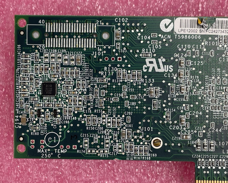 Emulex IBM P002181-01B LightPulse 8GB Dual Port PCI-E Fiber Channel Lot of 6