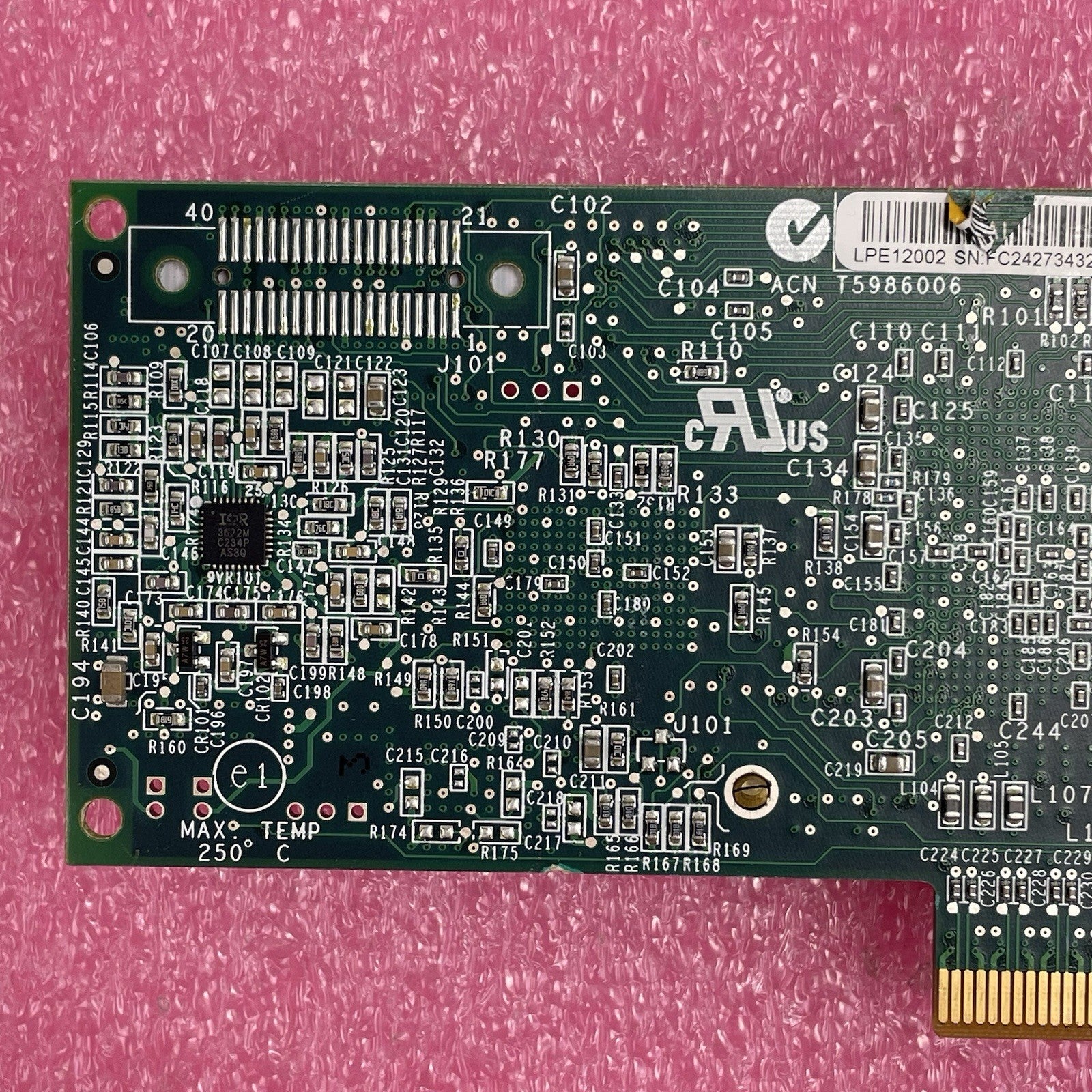 Emulex IBM P002181-01B LightPulse 8GB Dual Port PCI-E Fiber Channel Lot of 6