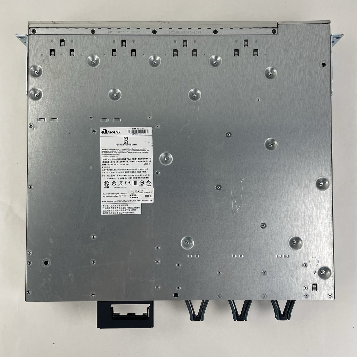 Cisco WS-C3850-12XS-S V02 IP Base Switch 12 SFP+ Eth Port 1X PSU - Tested11