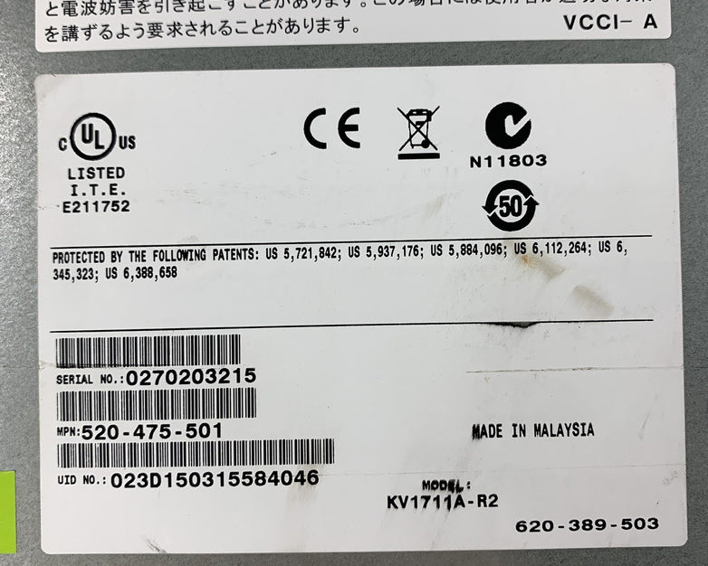 Black Box KV1711A-R2 ServSwitch Octet Enhanced Video User Station