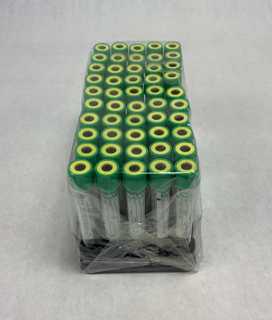 Vacuette 456087P 5ml LH Sep 13x100 50pcs Non-Ridged Tubes