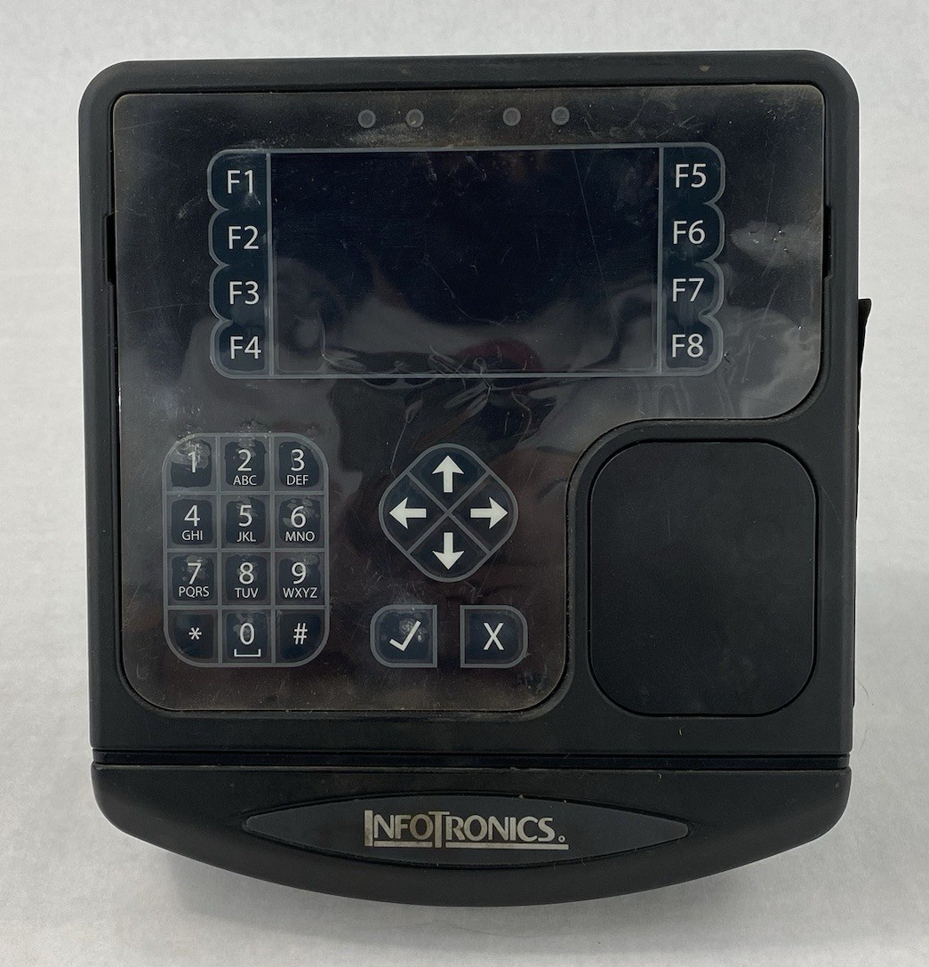Infotronics Model TC-IT32-PIN Time Clock No Power Source