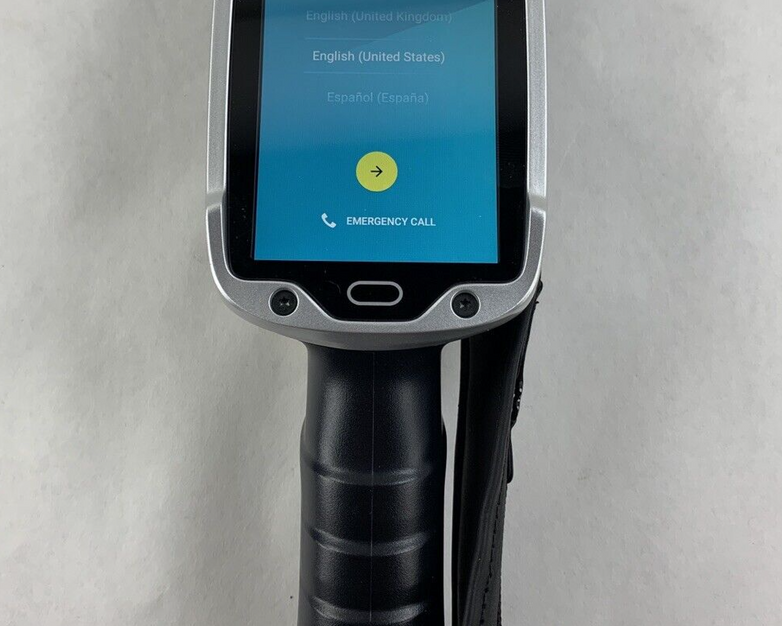 Zebra TC8000 Handheld PC Barcode Scanner Tested w/ Battery, Cradle, Power Supply