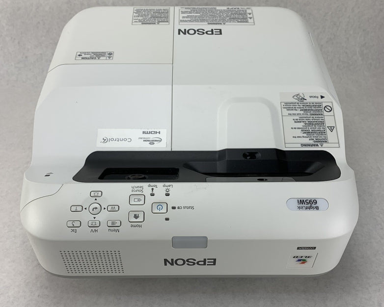 Epson PowerLite 695Wi H740A LCD Lamp Projector 1244 Lamp Hours - No Remote