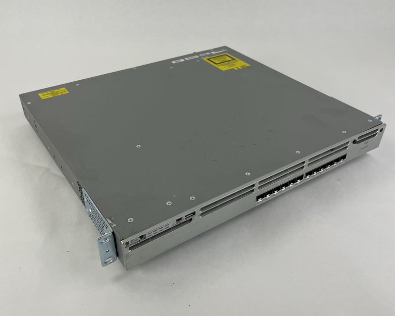 Cisco WS-C3850-12XS-S V02 IP Base Switch 12 SFP+ Eth Port 1X PSU - Tested