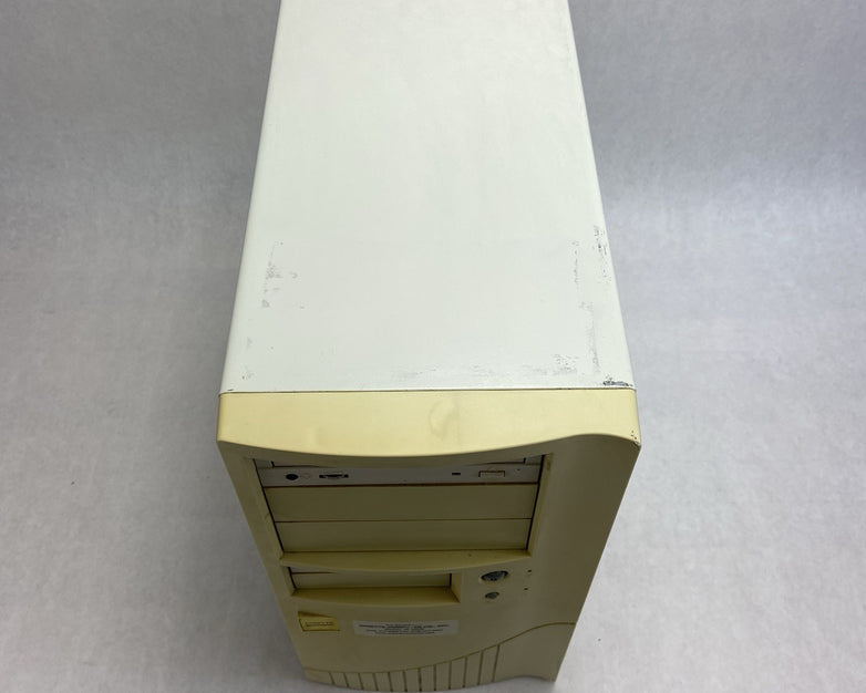Unbranded ATX Mid Tower Computer Case Beige Bare Bones No Power Supply