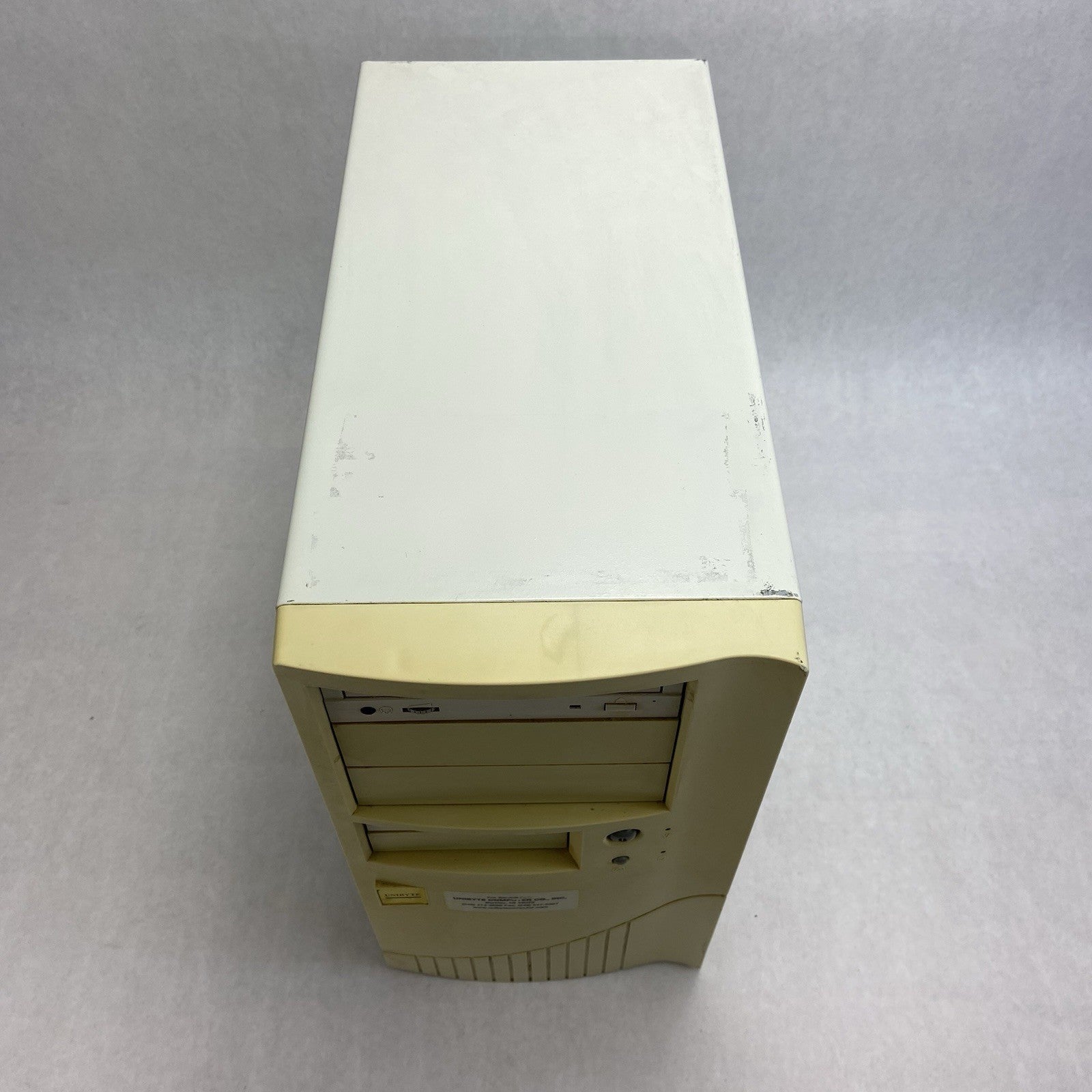 Unbranded ATX Mid Tower Computer Case Beige Bare Bones No Power Supply2