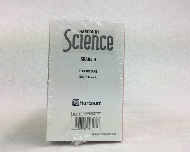 Harcourt Science Grade 4 Text On Tape Units A-F (Lot of 11)