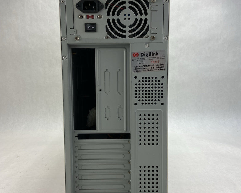 Vintage Unbranded Mid Tower Computer Case HEC HEC-250GR 250W ATX PSU