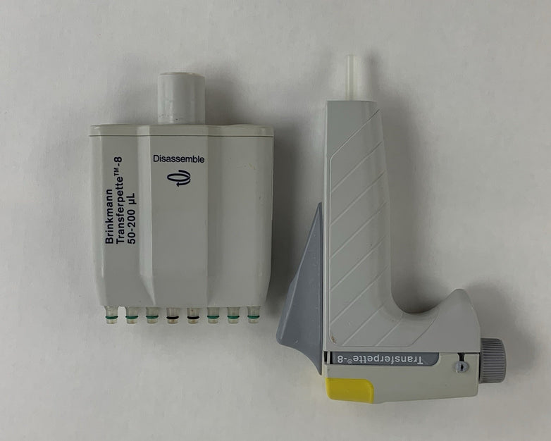 Brinkmann Transferpette-8 50-200 uL 8-Channel Manual Pipette Untested