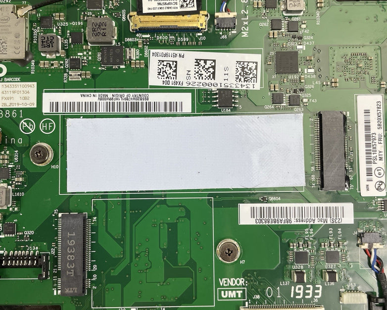 Lenovo ThinkPad X1 Carbon 7Gen i7-8565U 1.8GHz 16GB RAM No SSD/OS/AC/Batt - READ