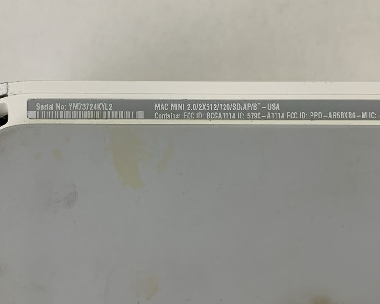 Apple Mac Mini A1176 2007 Desktop Core 2 Duo T7200 2.0 GHz 1 GB Ram No OS No HDD