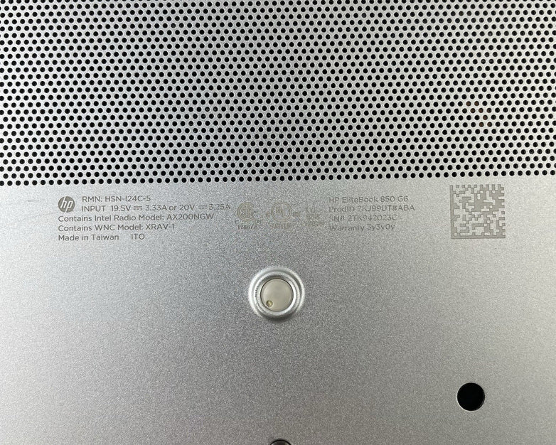 HP EliteBook 850 G6 15.6" i5-8365U 1.60 GHz 8 GB RAM No SSD/OS/AC
