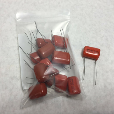 NOS  Sprague 225PY Capacitors Orange Drop .82  100 DC   Lot of 13