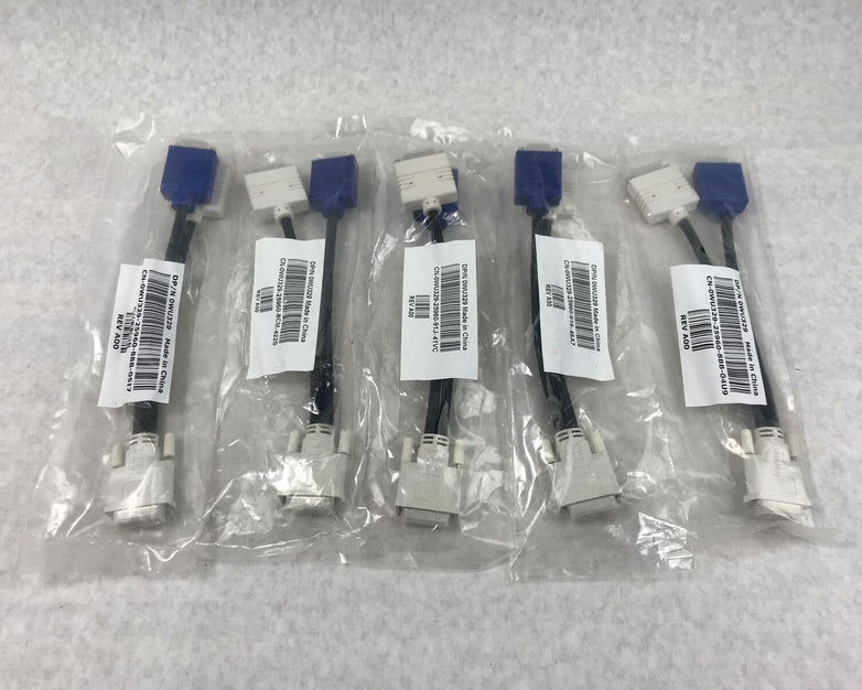 Dell WU329 DVI to DVI/VGA Splitter Cable (Lot of 5)