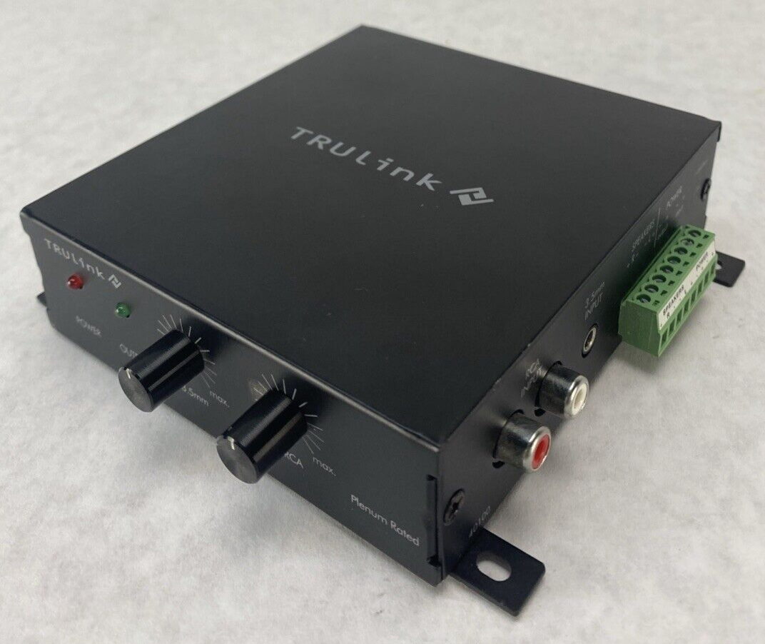 TRUlink 40100 Classroom Meeting Room Audio Amplifier 40W NO ACCESSORIES