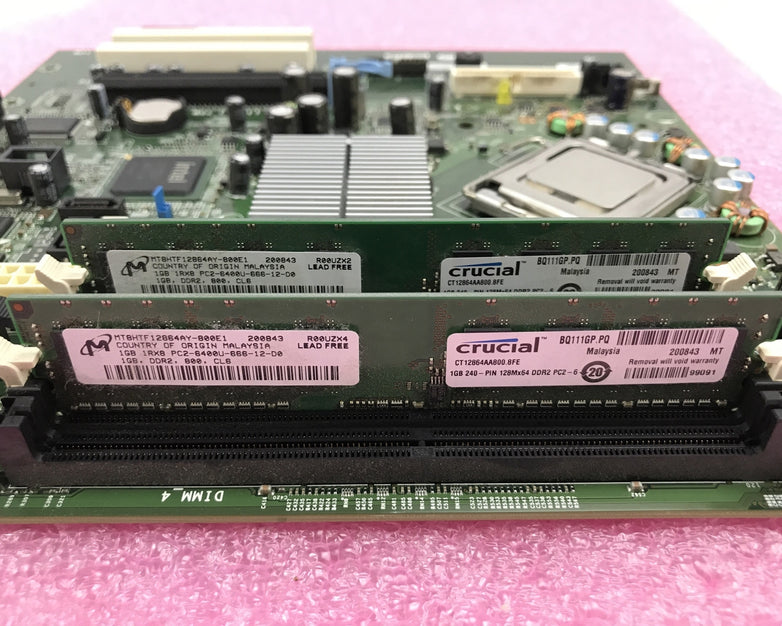 Dell OGM819 Motherboard Intel Core 2 Duo 8400 3.00GHz 2GB RAM