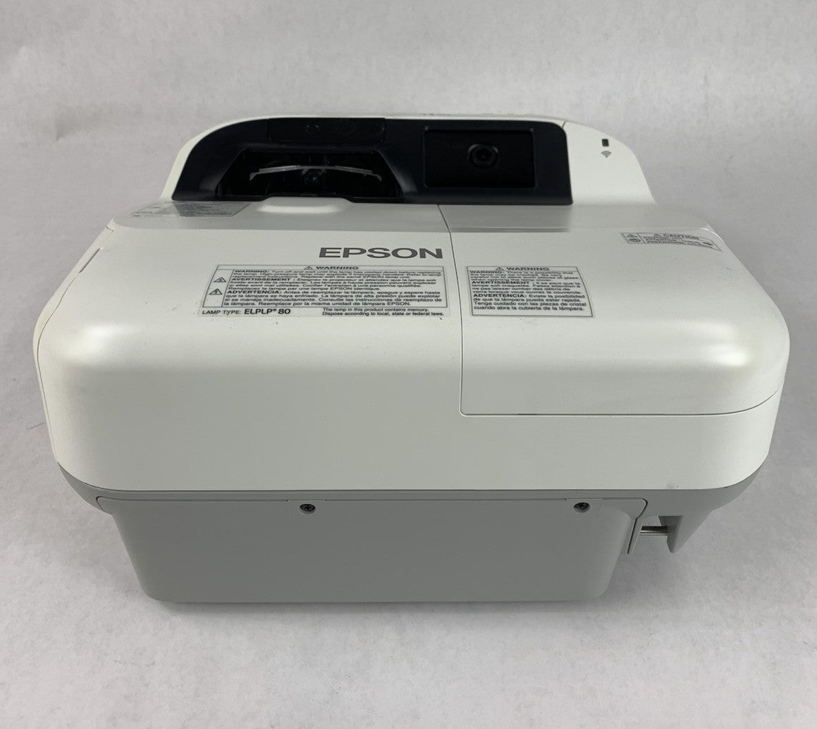 Epson H599A BrightLink 595Wi LCD Lamp Projector 2024 Lamp Hours No Remote1
