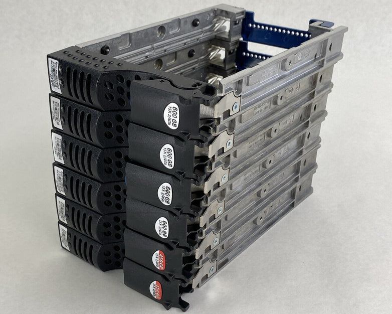 Lot of 6 EMC 005049032 / 005049033 3.5" Hard Drive Caddy Tray