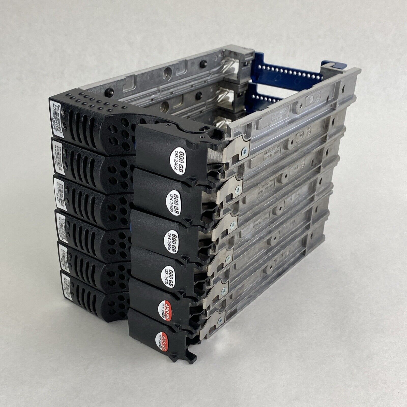 Lot of 6 EMC 005049032 / 005049033 3.5" Hard Drive Caddy Tray