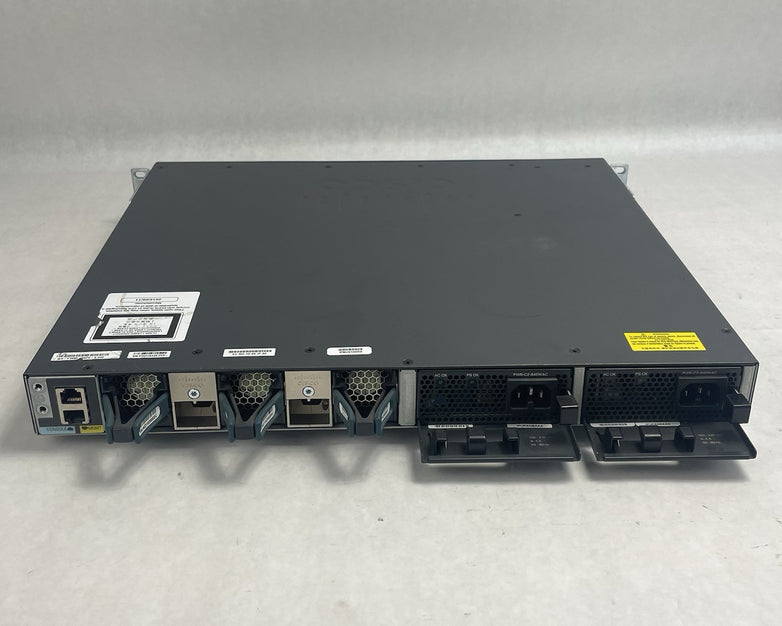 Cisco WS-C3650-48PS-S V02 Tested & Reset 2X PSU