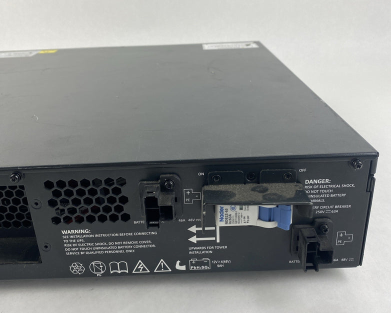 Vertiv Liebert GXT5-EBC48VRT2U GXT5 Tested No Batteries - No Rack Ears No Bezel