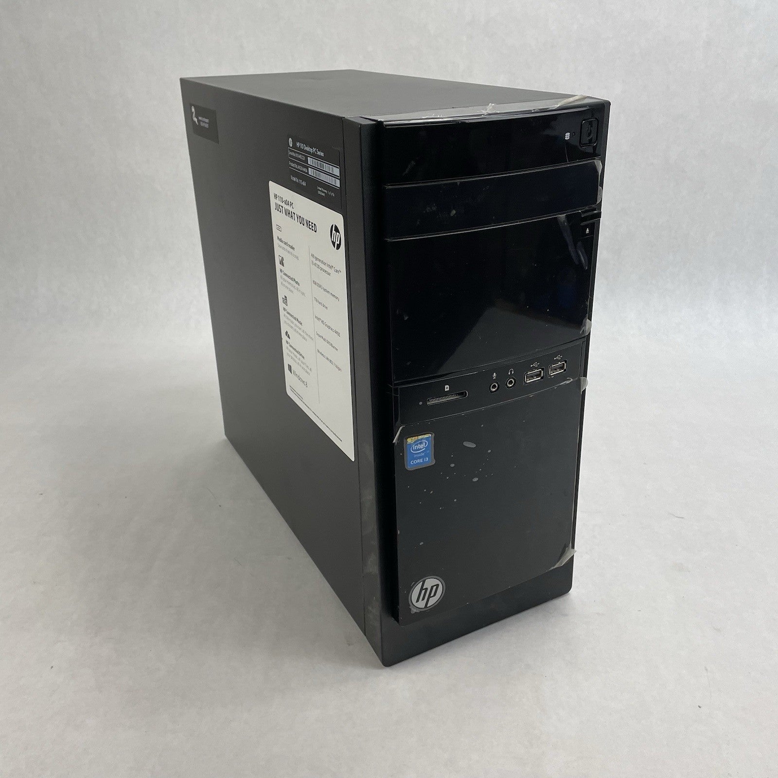 HP 110-a04 MT i3-4130 3.40 GHz 8 GB Ram No HDD No OS