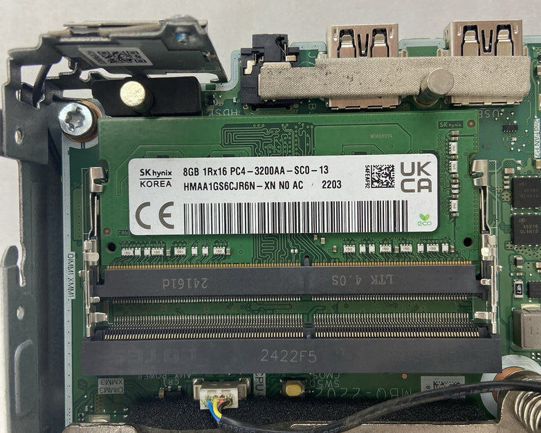 HP Pro Mini 400 G9 Micro Intel Core i5-12500T 3.2GHz 8GB RAM No HDDOSAC