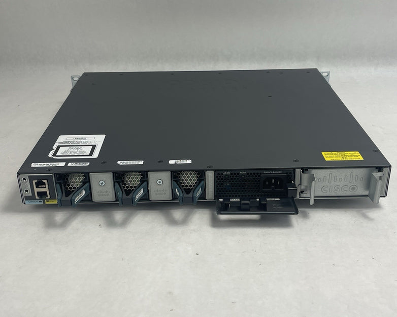 Cisco WS-C3650-48PS-S V02 Tested & Reset 1X PSU