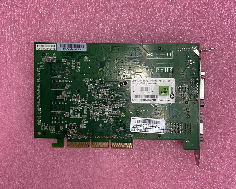 Nvidia GeForce 6200 512MB 512-A8-N403-LR AGP Graphics Card