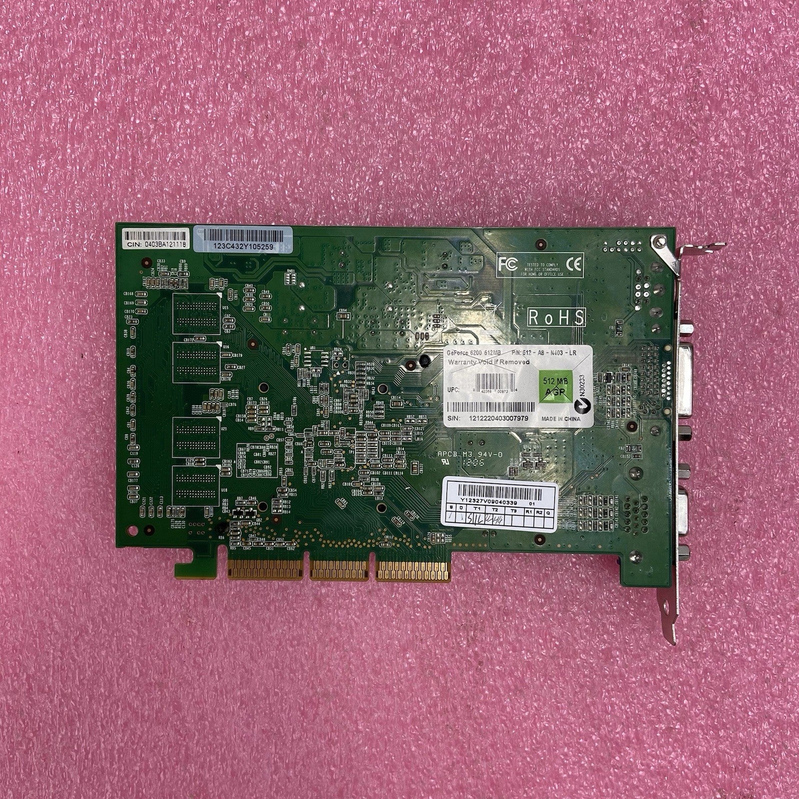 Nvidia GeForce 6200 512MB 512-A8-N403-LR AGP Graphics Card7