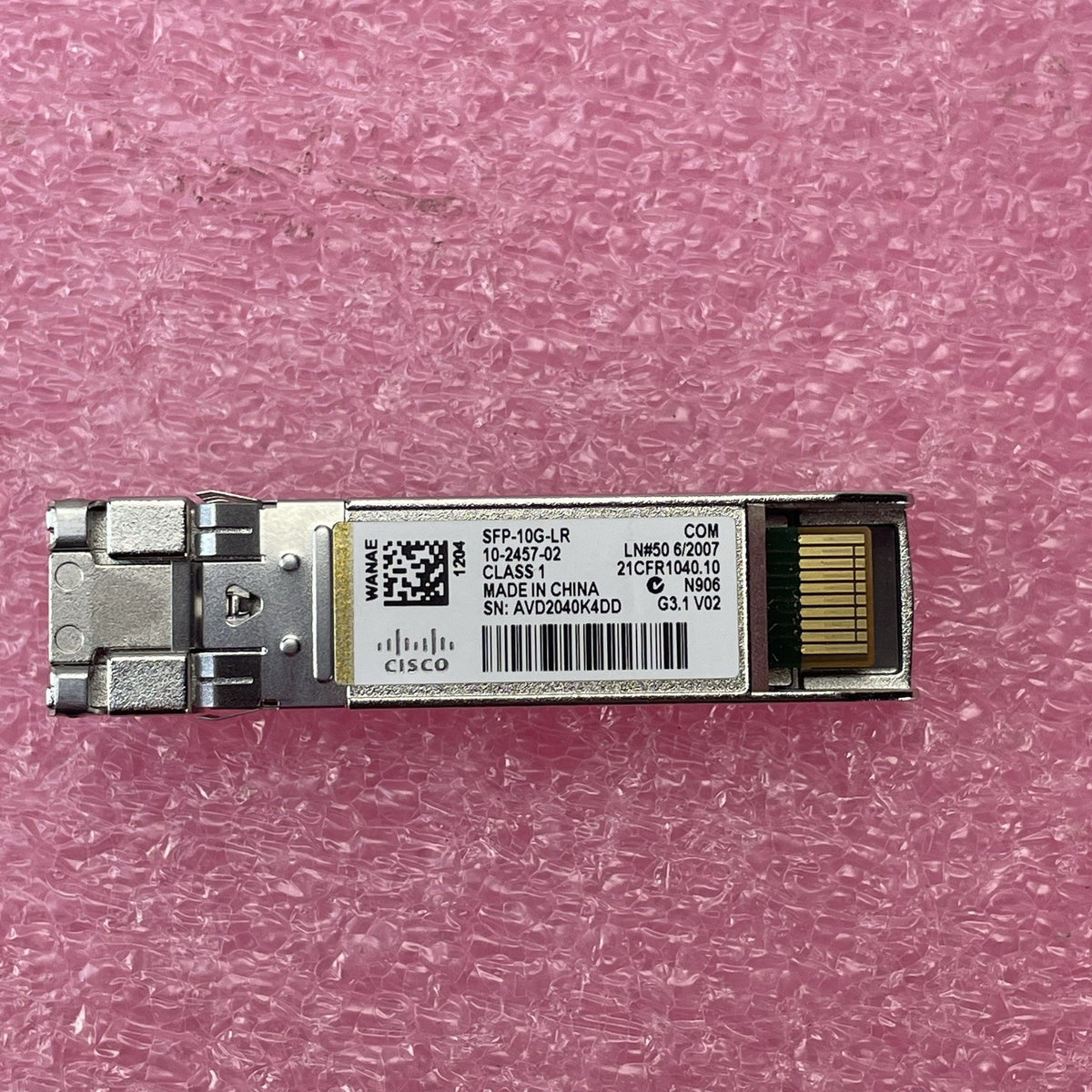 Cisco SFP-10G-SR Transceiver 10GBASE-SR 850nm SFP+ Lot of 143