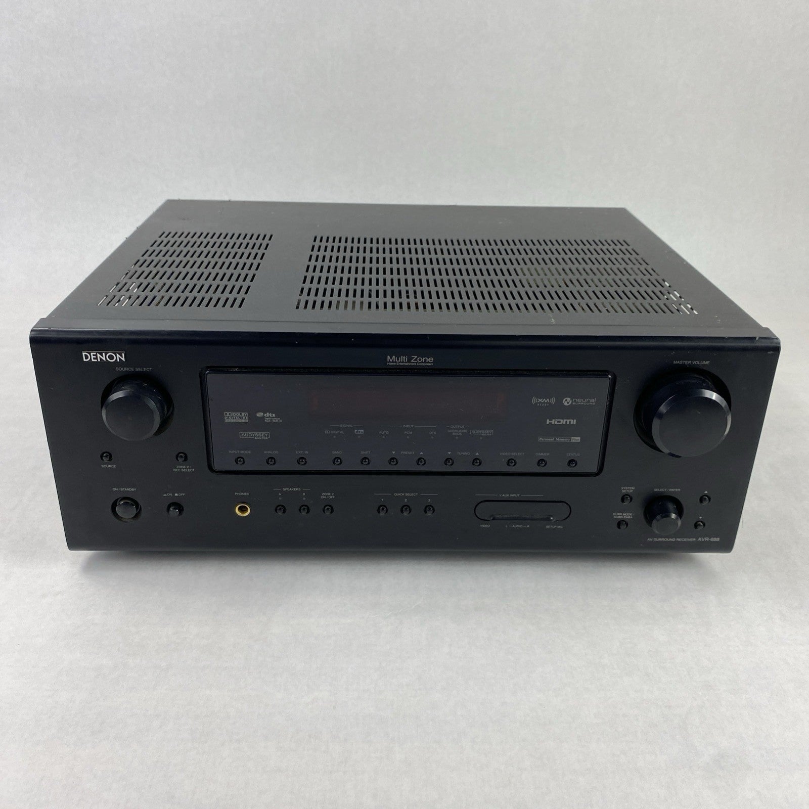 Denon AVR-688 AV Surround Receiver Tested - No Remote