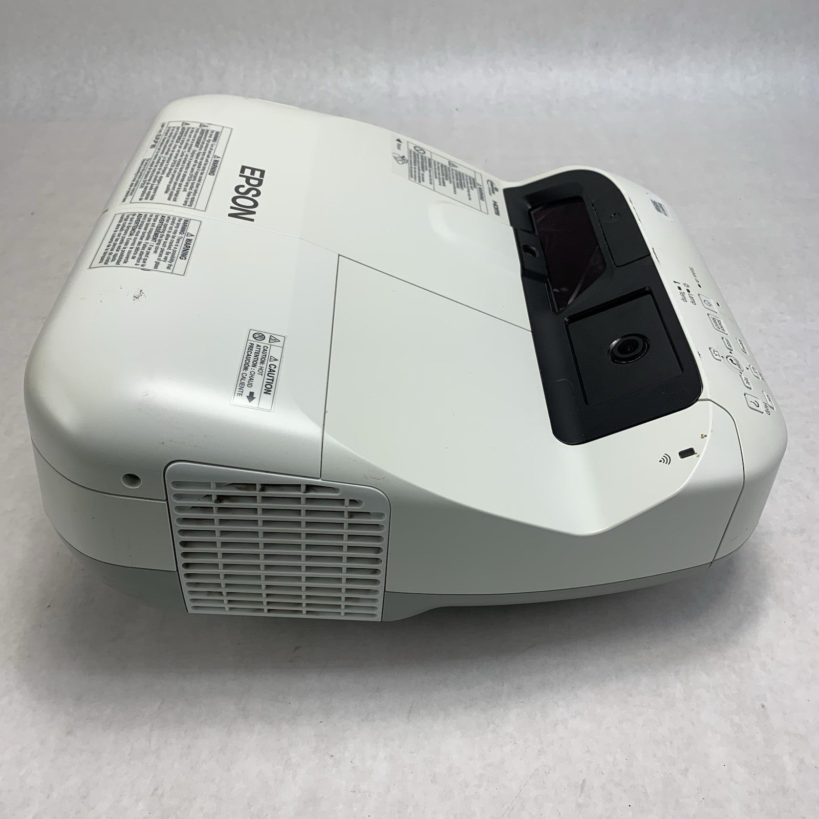 Epson H599A BrightLink 595Wi LCD Lamp Projector 2752 Lamp Hours - No Remote2
