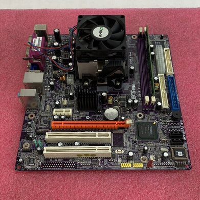 ECS C510M-M Motherboard AMD Athlon 64 x2 2GHz 2GB RAM w/Shield