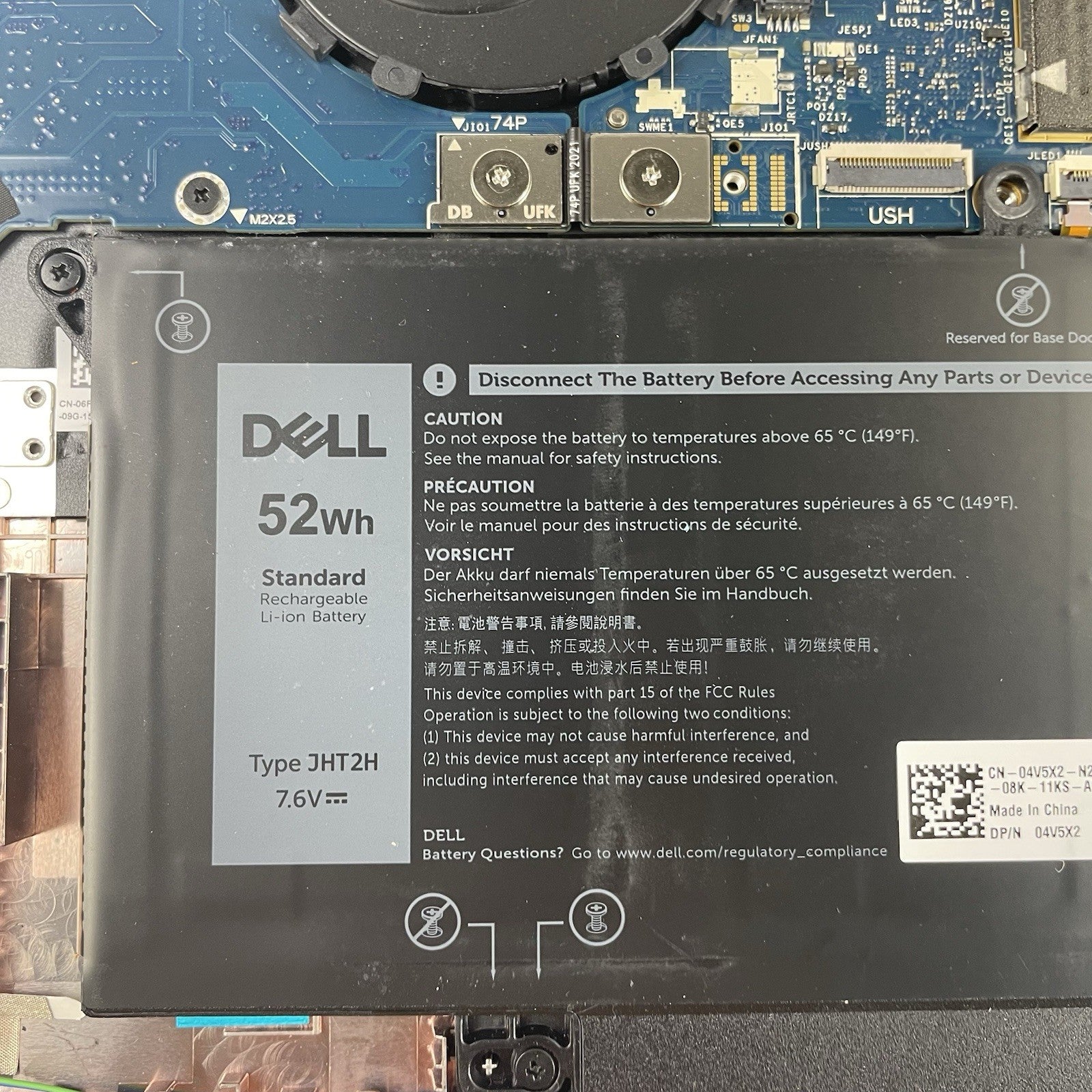 Dell Latitude 7410 14" i7-10610U 1.80 GHz 16 GB RAM No SSD/OS/AC - Bad Corner18