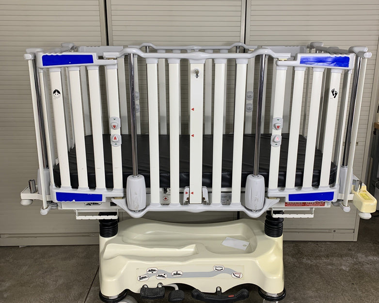 Stryker Cub FL19H Pediatric Crib with Mattress No Handles on Doors