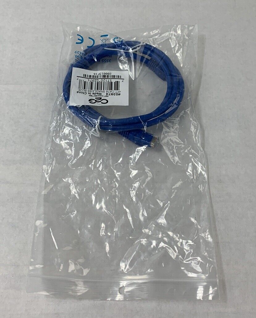 C2G 03974 4ft CAT6 Patch Cable (Lot of 3)