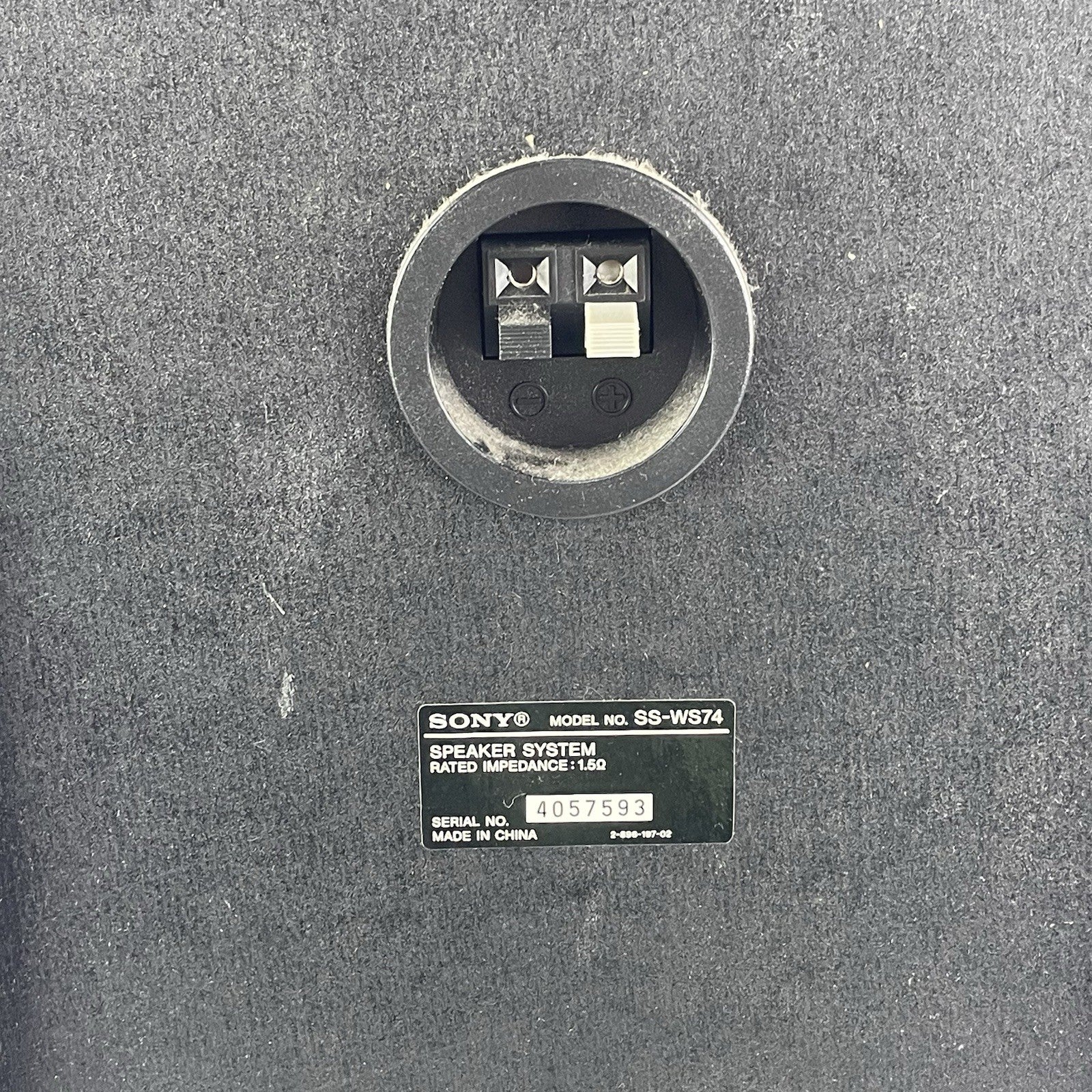 Sony SS-WS74 Passive Subwoofer Home Theater Speaker Tested And Working 7