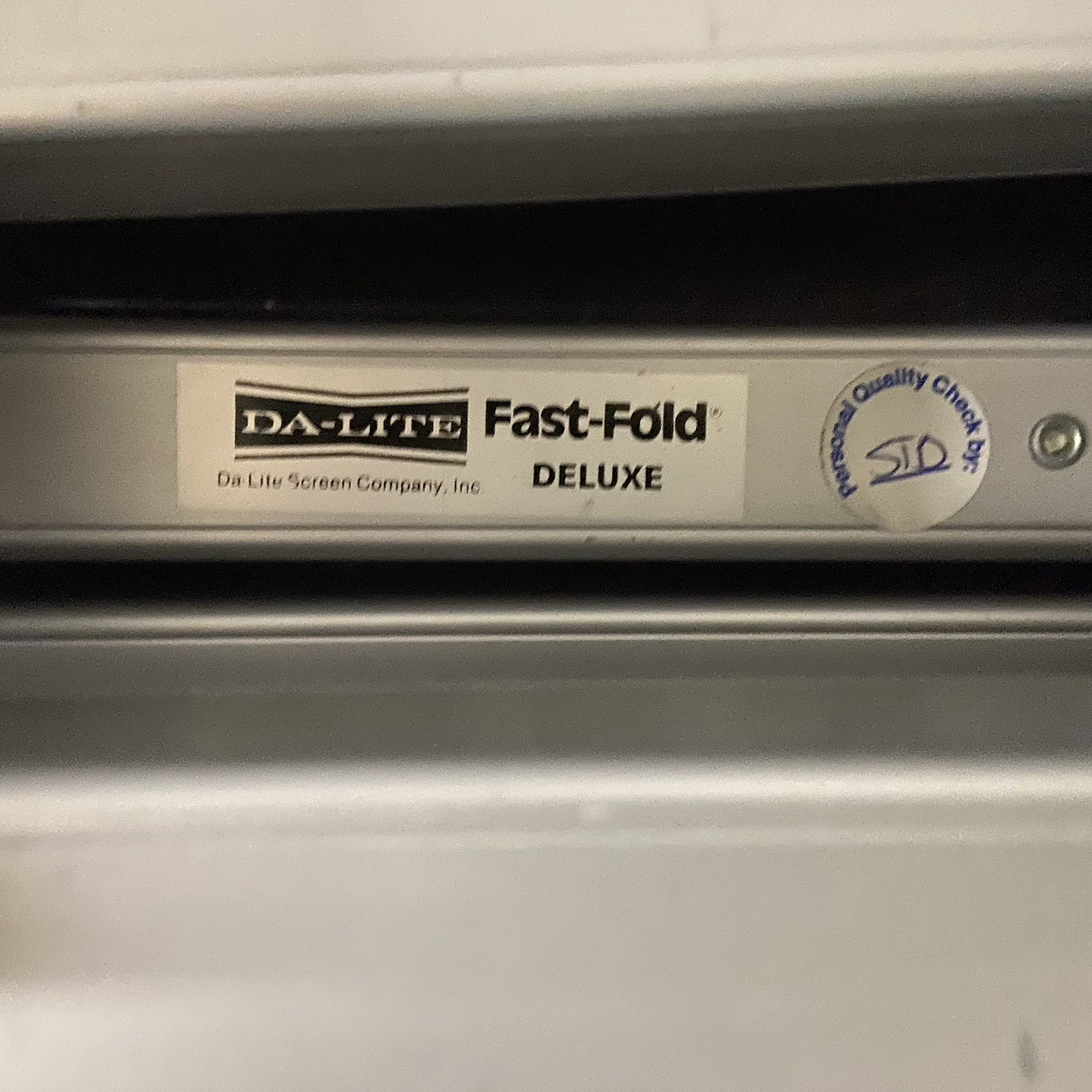 Da-Lite Fast-Fold Deluxe Projection Screen Frame - No Screen - Parts or Repair