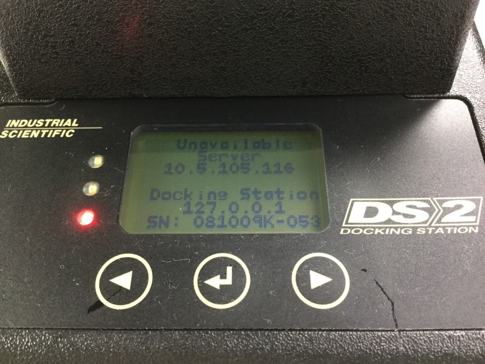 Industrial Scientific  IDS Docking Station 1810-5551    Powers On   w/Power Cord