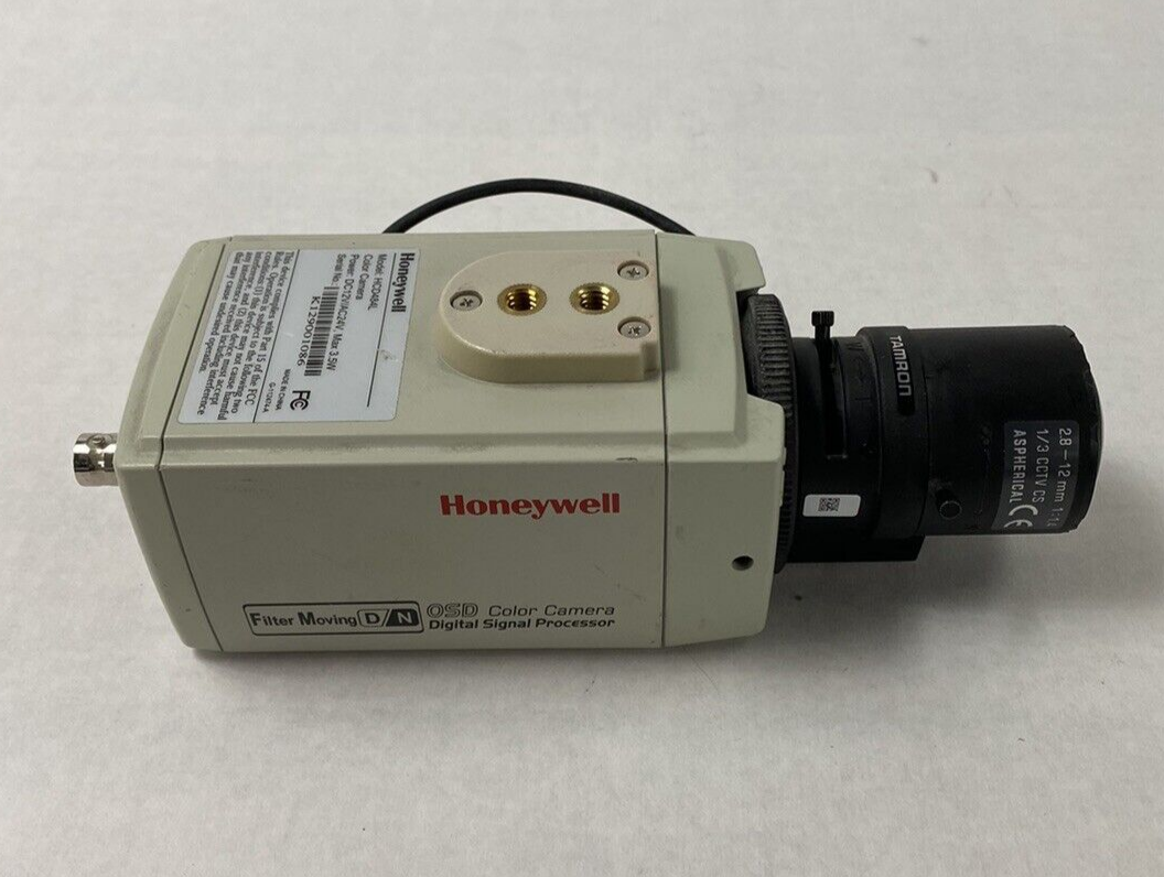 Honeywell HCD484L CCTV Color Camera 1/3" 2.8-12mm Lens For Parts or Repair