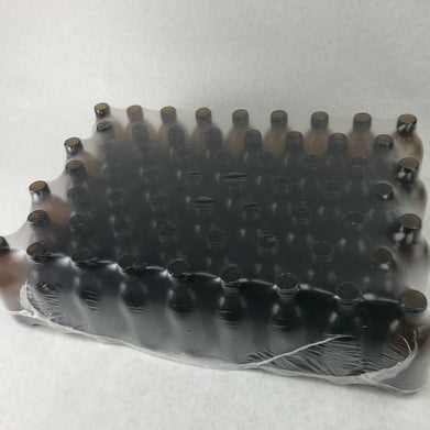 Lot of 60 250ml Brown Glass Bottles Chemistry Science Lab No Caps