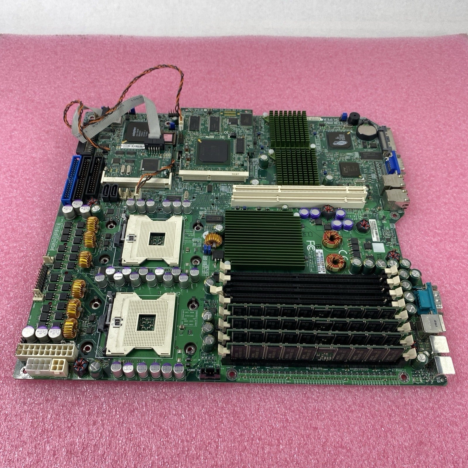 Supermicro X6DHR-X8G Motherboard 4GB RAM No CPU No Shield