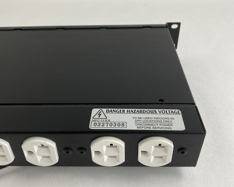 Middle Atlantic PD-920R-NS 20 AMP Power Center 8 Outlet