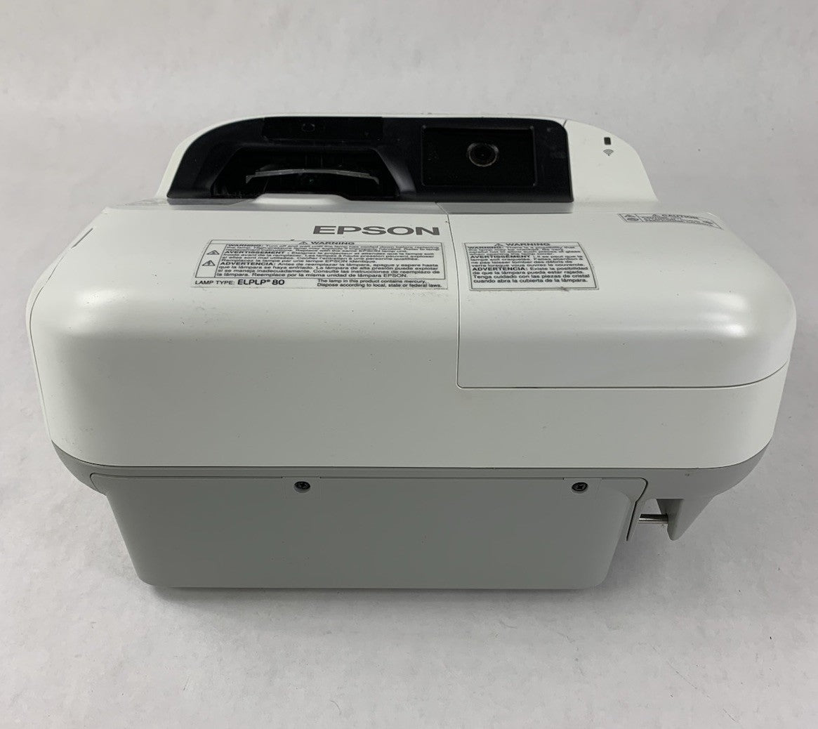 Epson BrightLink 595Wi H599A LCD Lamp Projector 2669 Lamp Hours - No Remote1
